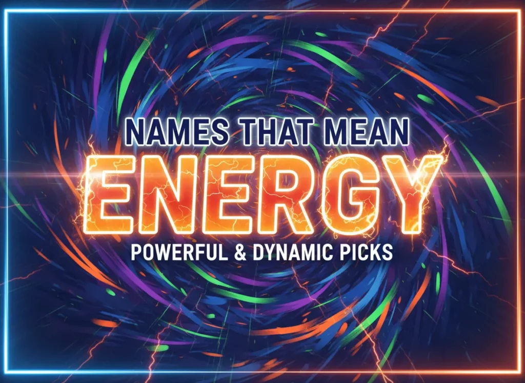 Names That Mean Energy