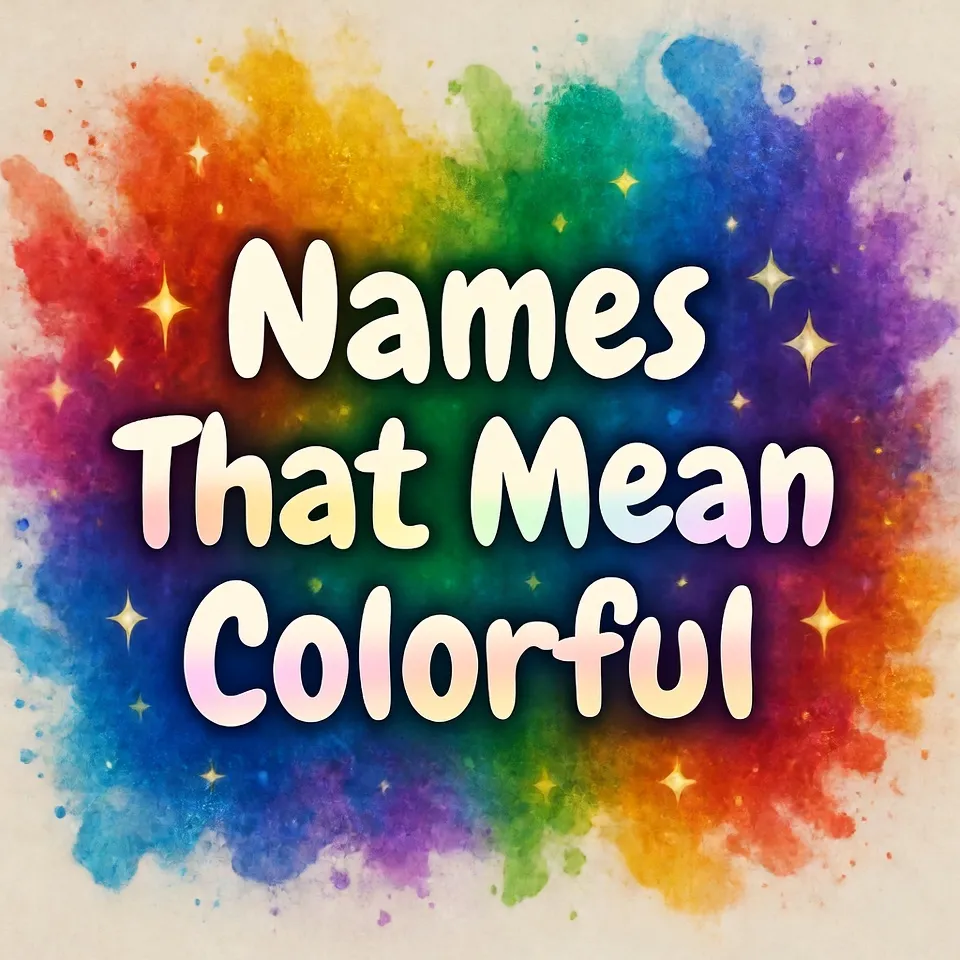 Names That Mean Colorful