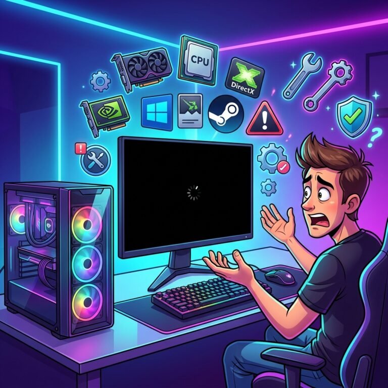 How to Fix Black Screen When Launching Games
