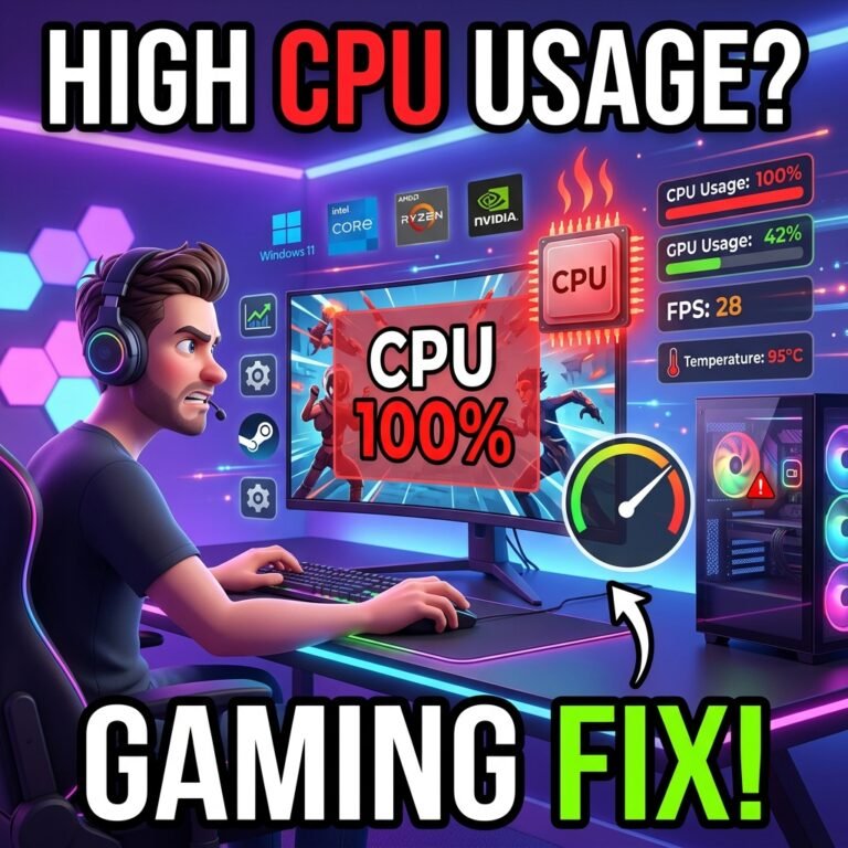 How to Fix High CPU Usage While Gaming (2026 Guide)