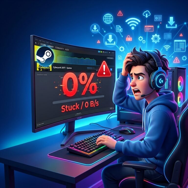 Steam Download Stuck at 0%? Complete Fix Guide (2026)