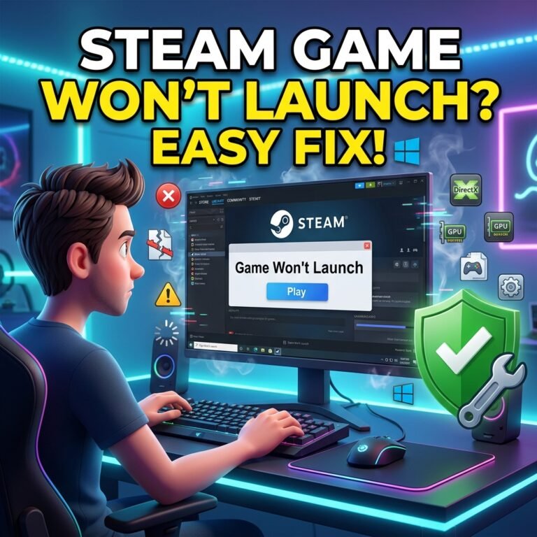 Steam Games Not Launching on Windows? 15 Real Fixes (2026)