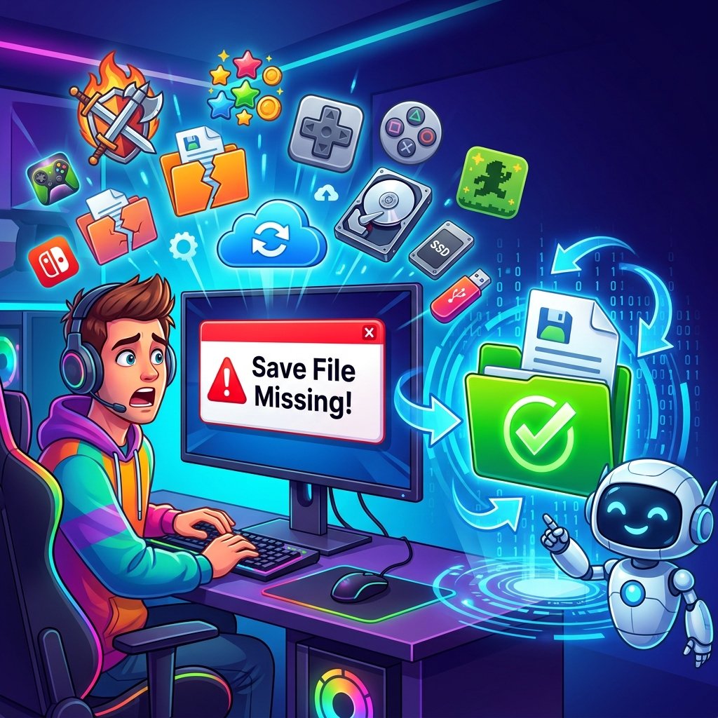 How to Recover Lost Game Save Files