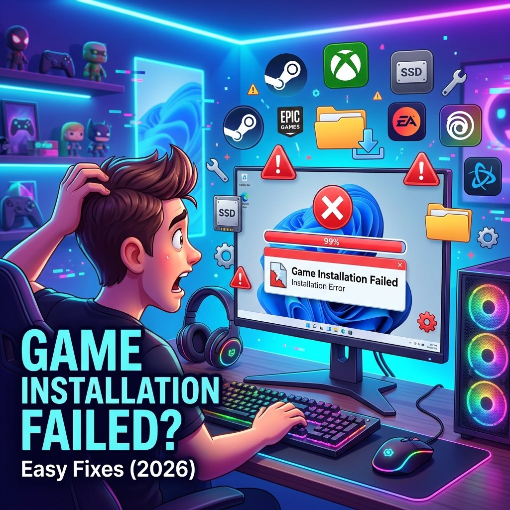 How to Fix Game Installation Failed Errors