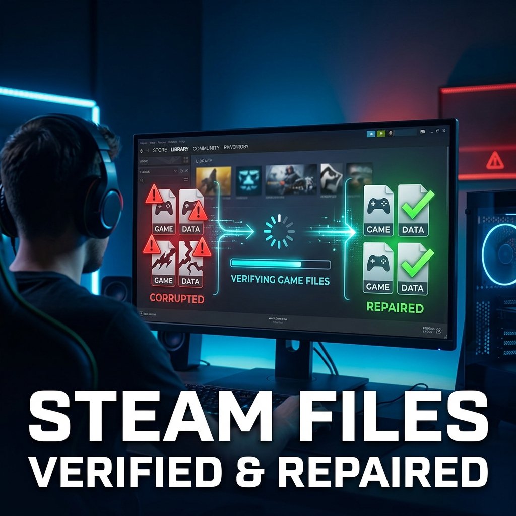 How to Verify and Repair Corrupted Steam Game Files