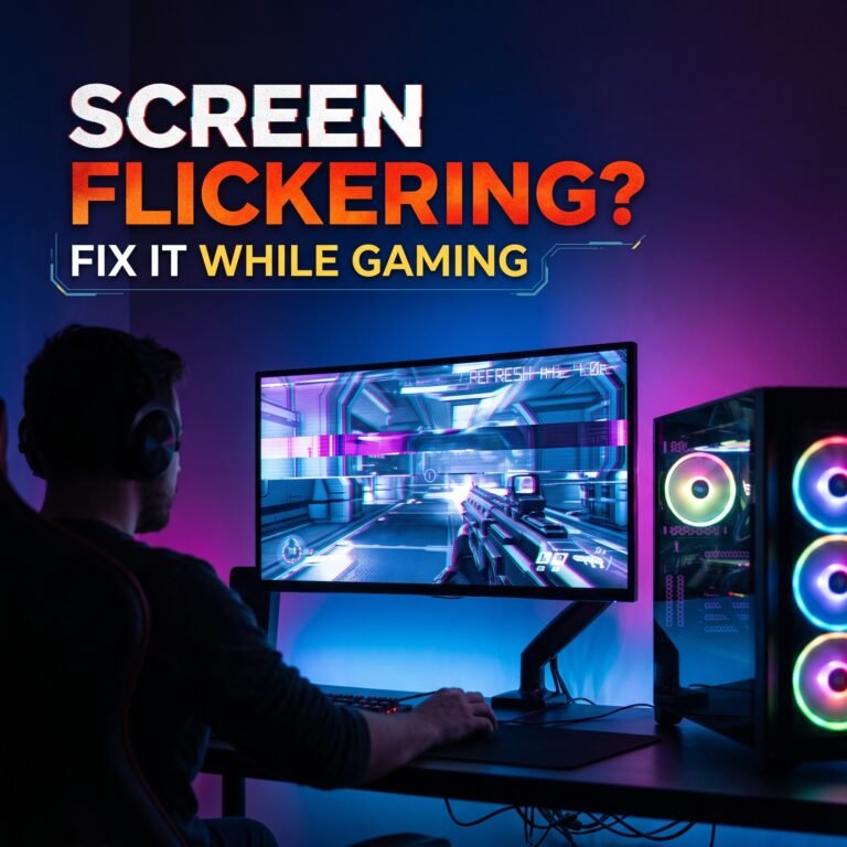 Primary keyword: how to fix screen flickering during gameplay